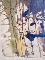 MaxSold Auction: Abstract Expressionist Mixed Media Painting, Tachisme-Inspired - Toronto (Ontario, Canada) SELLER MANAGED Moving Online Auction - 1/2  Wellesley Street East