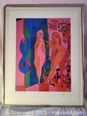 MaxSold Auction: Alfred Pellan (Canadian, 1906–1988) – “Jeunesse” (1975) Signed Colour Serigraph  - Toronto (Ontario, Canada) SELLER MANAGED Moving Online Auction - 1/2  Wellesley Street East