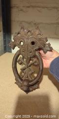 MaxSold Auction: Antique Cast-Iron Decorative Door Knocker - Toronto (Ontario, Canada) SELLER MANAGED Moving Online Auction - 1/2  Wellesley Street East