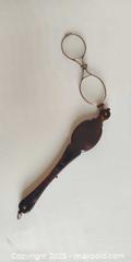 MaxSold Auction: Antique Folding Lorgnette Reading Glasses with Handle – Metal Frames - Toronto (Ontario, Canada) SELLER MANAGED Moving Online Auction - 1/2  Wellesley Street East