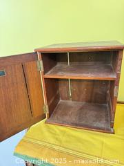 MaxSold Auction: Antique Simpson Lawrence & Co. Yacht Cabinet / Marine Storage Cupboard – Glasgow  - Toronto (Ontario, Canada) SELLER MANAGED Moving Online Auction - 1/2  Wellesley Street East