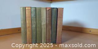 MaxSold Auction: Antique & Vintage Decorative Clothbound Books — Classic Literature Set (8 Volumes)  - Toronto (Ontario, Canada) SELLER MANAGED Moving Online Auction - 1/2  Wellesley Street East