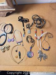 MaxSold Auction: Artisan-Assembled Jewelry Lot – Statement Necklaces, Pendants & Earrings - Toronto (Ontario, Canada) SELLER MANAGED Moving Online Auction - 1/2  Wellesley Street East