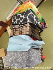 MaxSold Auction: Assorted Designer & Fashion Scarves Including Frank Lloyd Wright Silk – Lot of 5 - Toronto (Ontario, Canada) SELLER MANAGED Moving Online Auction - 1/2  Wellesley Street East