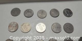 MaxSold Auction: Belgium Franc Coins – Mixed Denominations (28 Total) - Toronto (Ontario, Canada) SELLER MANAGED Moving Online Auction - 1/2  Wellesley Street East