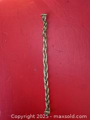 MaxSold Auction: Birks 14K Gold Woven Link Bracelet – Marked 585 - Toronto (Ontario, Canada) SELLER MANAGED Moving Online Auction - 1/2  Wellesley Street East