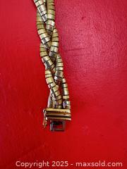 MaxSold Auction: Birks 14K Gold Woven Link Bracelet – Marked 585 - Toronto (Ontario, Canada) SELLER MANAGED Moving Online Auction - 1/2  Wellesley Street East