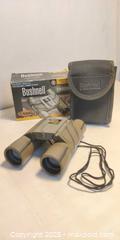 MaxSold Auction: Bushnell PowerView Compact Binoculars with Case & Original Box  - Toronto (Ontario, Canada) SELLER MANAGED Moving Online Auction - 1/2  Wellesley Street East