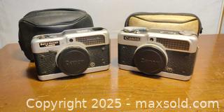 MaxSold Auction: Canon Demi & Bell & Howell Demi Half-Frame 35mm Cameras with Cases (Japan) - Toronto (Ontario, Canada) SELLER MANAGED Moving Online Auction - 1/2  Wellesley Street East