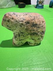 MaxSold Auction: Carved Stone Animal Figurine / Small Folk Art Sculpture - Toronto (Ontario, Canada) SELLER MANAGED Moving Online Auction - 1/2  Wellesley Street East