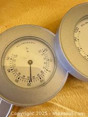 MaxSold Auction: Centrios Desk Weather Instruments Set – Clock, Thermometer & Hygrometer with Case - Toronto (Ontario, Canada) SELLER MANAGED Moving Online Auction - 1/2  Wellesley Street East