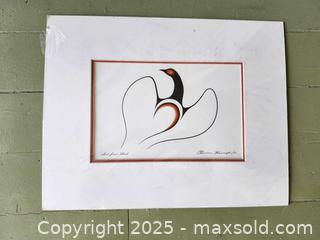 MaxSold Auction: Clemence Wescoupe Signed Woodland Art Print – “Lost from Flock” – Indigenous Canadian Arti - Toronto (Ontario, Canada) SELLER MANAGED Moving Online Auction - 1/2  Wellesley Street East