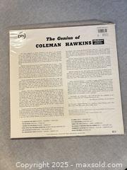 MaxSold Auction: Coleman Hawkins – The Genius of Coleman Hawkins LP (Verve Jazz) - Toronto (Ontario, Canada) SELLER MANAGED Moving Online Auction - 1/2  Wellesley Street East