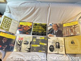 MaxSold Auction: Collection of 10 Classical Vinyl Albums – Mozart, Beethoven, Bach & More - Toronto (Ontario, Canada) SELLER MANAGED Moving Online Auction - 1/2  Wellesley Street East