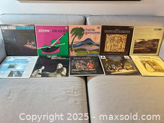 MaxSold Auction: Collection of 10 Classical Vinyl Records – Toscanini, Bernstein, Puccini, Brahms, Italian  - Toronto (Ontario, Canada) SELLER MANAGED Moving Online Auction - 1/2  Wellesley Street East