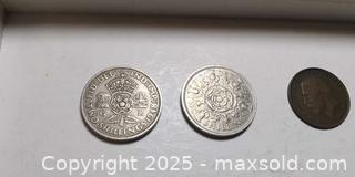 MaxSold Auction: Collection of 18 Vintage British Coins – Shillings, Pence & More  - Toronto (Ontario, Canada) SELLER MANAGED Moving Online Auction - 1/2  Wellesley Street East