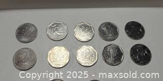 MaxSold Auction: Collection of 21 Vintage French Franc Coins – Mixed Denominations & Dates - Toronto (Ontario, Canada) SELLER MANAGED Moving Online Auction - 1/2  Wellesley Street East