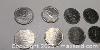 MaxSold Auction: Collection of 21 Vintage French Franc Coins – Mixed Denominations & Dates - Toronto (Ontario, Canada) SELLER MANAGED Moving Online Auction - 1/2  Wellesley Street East