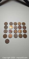 MaxSold Auction: Collection of 21 Vintage UK One Penny Coins – Elizabeth II, Mixed Years & Patinas - Toronto (Ontario, Canada) SELLER MANAGED Moving Online Auction - 1/2  Wellesley Street East