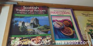 MaxSold Auction: Collection of International & Regional Cookbooks – Scottish, Indian, Thai, Dutch, Greek, A - Toronto (Ontario, Canada) SELLER MANAGED Moving Online Auction - 1/2  Wellesley Street East