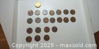 MaxSold Auction: Collection of Netherlands 5-Cent Coins (22 Total, Mixed Years)  - Toronto (Ontario, Canada) SELLER MANAGED Moving Online Auction - 1/2  Wellesley Street East