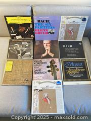 MaxSold Auction: Collection of Ten Classical Vinyl Records – Bach, Mozart, Glenn Gould, David Oistrakh & Mo - Toronto (Ontario, Canada) SELLER MANAGED Moving Online Auction - 1/2  Wellesley Street East