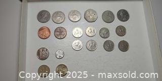 MaxSold Auction: Collection of Twenty UK Pence Coins – Mixed Denominations  - Toronto (Ontario, Canada) SELLER MANAGED Moving Online Auction - 1/2  Wellesley Street East