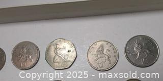 MaxSold Auction: Collection of Twenty UK Pence Coins – Mixed Denominations  - Toronto (Ontario, Canada) SELLER MANAGED Moving Online Auction - 1/2  Wellesley Street East