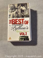 MaxSold Auction: Collection of Vintage VHS Tapes Including The Best of Monty Python’s Flying Circus Vol. 1 - Toronto (Ontario, Canada) SELLER MANAGED Moving Online Auction - 1/2  Wellesley Street East