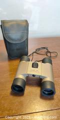 MaxSold Auction: Compact 12×25 TS Binoculars with Case & Neck Strap  - Toronto (Ontario, Canada) SELLER MANAGED Moving Online Auction - 1/2  Wellesley Street East