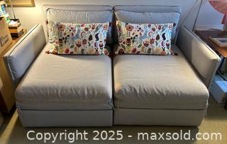 MaxSold Auction: Convertible Ikea Sofa Bed with Dual Pull-Out Mattresses - Toronto (Ontario, Canada) SELLER MANAGED Moving Online Auction - 1/2  Wellesley Street East