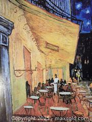 MaxSold Auction: Decorative Print After Van Gogh “Café Terrace at Night” – Art Bellissimo - Toronto (Ontario, Canada) SELLER MANAGED Moving Online Auction - 1/2  Wellesley Street East