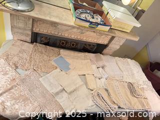 MaxSold Auction: Estate Collection of Vintage Lace & Linen Tablecloths, Runners & Decorative Linens  - Toronto (Ontario, Canada) SELLER MANAGED Moving Online Auction - 1/2  Wellesley Street East