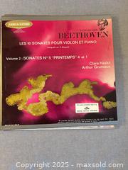 MaxSold Auction: Four Classical LP Records – Beethoven, Brahms, Chopin & Opera Soundtrack  - Toronto (Ontario, Canada) SELLER MANAGED Moving Online Auction - 1/2  Wellesley Street East