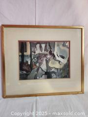 MaxSold Auction: Framed Abstract Print - Toronto (Ontario, Canada) SELLER MANAGED Moving Online Auction - 1/2  Wellesley Street East