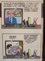 MaxSold Auction: Framed “Leading Indicators” Comic Strip Print – Investment Banker Humor  - Toronto (Ontario, Canada) SELLER MANAGED Moving Online Auction - 1/2  Wellesley Street East
