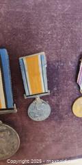 MaxSold Auction: Framed Set of Four British WWI Military Service Medals Including Victory Medal  - Toronto (Ontario, Canada) SELLER MANAGED Moving Online Auction - 1/2  Wellesley Street East