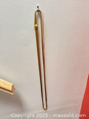 MaxSold Auction: Gold-Tone Six-Strand Necklace with Fixed Textured Oval Accent – 31” - Toronto (Ontario, Canada) SELLER MANAGED Moving Online Auction - 1/2  Wellesley Street East