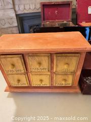 MaxSold Auction: Group of Decorative Vintage Boxes & Small Storage Chests (Lacquered, Wood, Hand-Decorated) - Toronto (Ontario, Canada) SELLER MANAGED Moving Online Auction - 1/2  Wellesley Street East