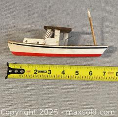 MaxSold Auction: Group of Handmade Wooden Toy Boats & Canoe Models – Folk Art Style - Toronto (Ontario, Canada) SELLER MANAGED Moving Online Auction - 1/2  Wellesley Street East