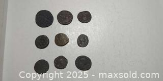 MaxSold Auction: Group of Nine Ancient-Style Coins - Toronto (Ontario, Canada) SELLER MANAGED Moving Online Auction - 1/2  Wellesley Street East