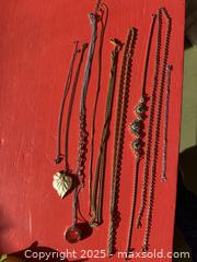 MaxSold Auction: Group of Vintage & Costume Necklaces – Chain Styles, Pendants & Ornate Stone Detailing (9  - Toronto (Ontario, Canada) SELLER MANAGED Moving Online Auction - 1/2  Wellesley Street East