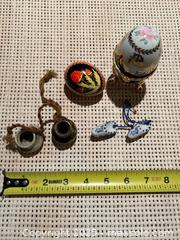 MaxSold Auction: Grouping of Miniature Decorative Items – Porcelain Egg, Hand-Painted Egg, Tiny Pots & Holl - Toronto (Ontario, Canada) SELLER MANAGED Moving Online Auction - 1/2  Wellesley Street East