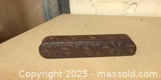 MaxSold Auction: Hand-Carved Afghan Wooden Pen/Brush Case With Sliding Lid  - Toronto (Ontario, Canada) SELLER MANAGED Moving Online Auction - 1/2  Wellesley Street East