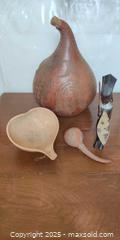 MaxSold Auction: Hand-Carved Gourds & Folk Art Figures – Tribal / Ethnographic Style Decor - Toronto (Ontario, Canada) SELLER MANAGED Moving Online Auction - 1/2  Wellesley Street East