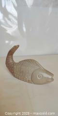 MaxSold Auction: Hand-Carved Stone Fish Sculpture – Signed “Jackson / Martin Swanson” - Toronto (Ontario, Canada) SELLER MANAGED Moving Online Auction - 1/2  Wellesley Street East
