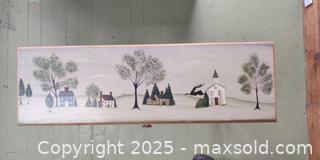 MaxSold Auction: Hand-Painted Wood Console Table With Drawer - Toronto (Ontario, Canada) SELLER MANAGED Moving Online Auction - 1/2  Wellesley Street East