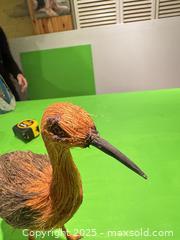 MaxSold Auction: Handmade Natural Fiber Shorebird Sculpture / Folk Art Decorative Figure - Toronto (Ontario, Canada) SELLER MANAGED Moving Online Auction - 1/2  Wellesley Street East