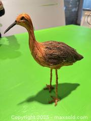 MaxSold Auction: Handmade Natural Fiber Shorebird Sculpture / Folk Art Decorative Figure - Toronto (Ontario, Canada) SELLER MANAGED Moving Online Auction - 1/2  Wellesley Street East