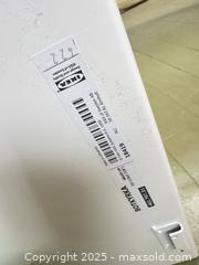 MaxSold Auction: IKEA BOTKYRKA Wall Shelf – White, Modern Floating Design  - Toronto (Ontario, Canada) SELLER MANAGED Moving Online Auction - 1/2  Wellesley Street East